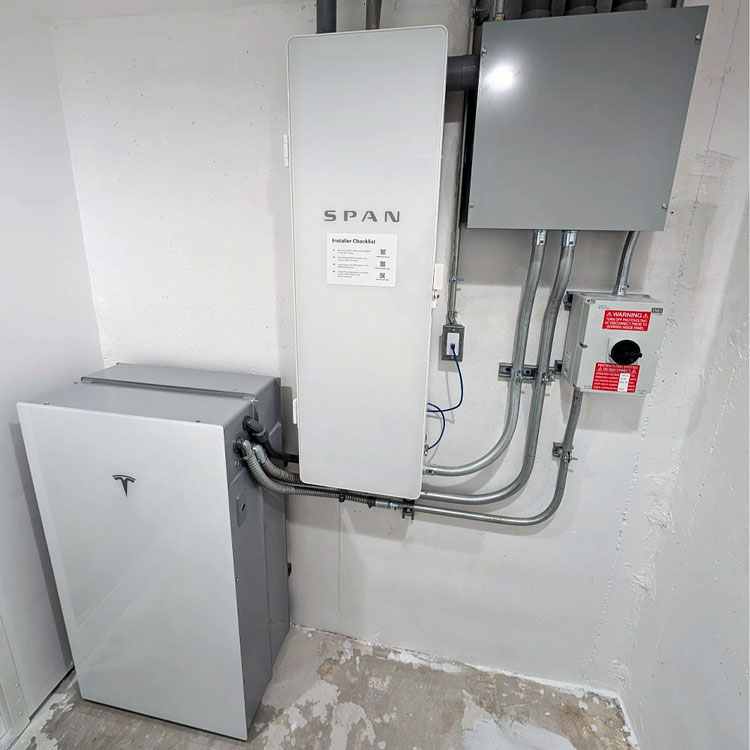 Tesla Powerwalls with Span Panel
